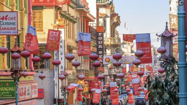 Chinatown en San Francisco, California.