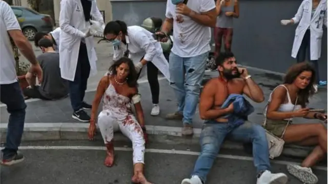 Victims from Beirut explosion