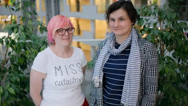 Организаторы Ural Pride Week Алла Чикинда и Анна Плюснина