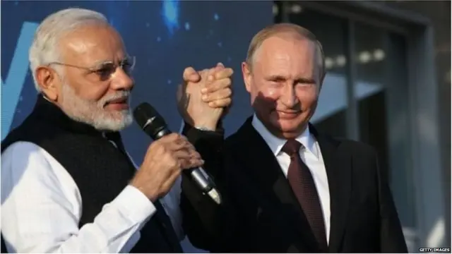 पुतीन, मोदी