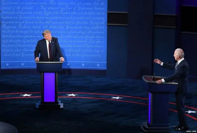 जो बाइडन, डोनाल्ड ट्रंप