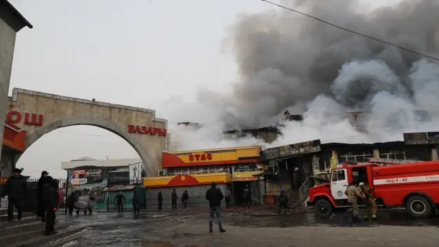 Ош базары өрт