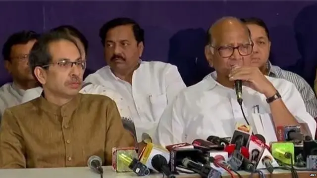 एनसीपी प्रमुख शरद पवार और महाराष्ट्र के मुख्यमंत्री उद्धव ठाकरे