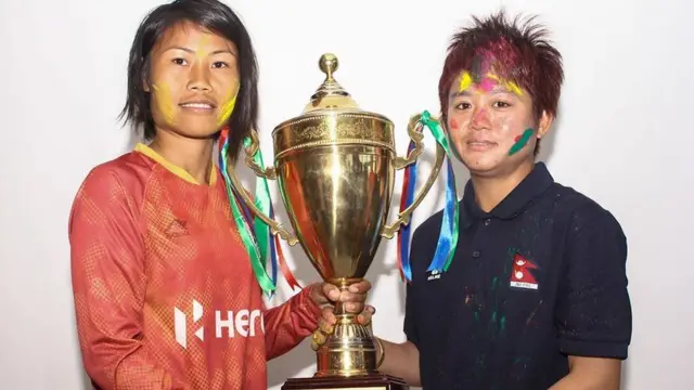 नेपाल भारत महिला फुटबल कप्तान