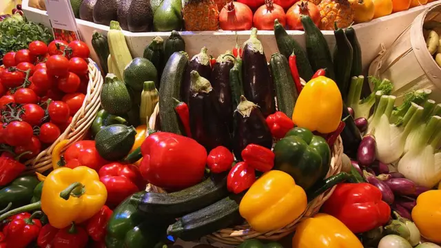 Puesto de vegetales.