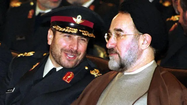 Mohammad Bagher Ghalibaf da Mohammad Khatami.