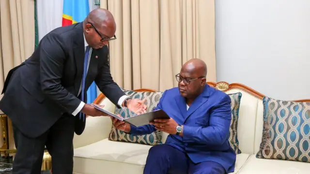 Sama Lukonde na Félix Tshisekedi