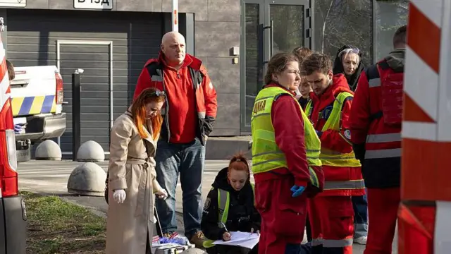 Служби порятунку на місці подій