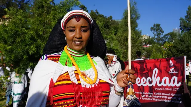 ኣከባብራ በዓል ኢሬቻ ኣብ ኣዲስ ኣበባ ብስእሊ