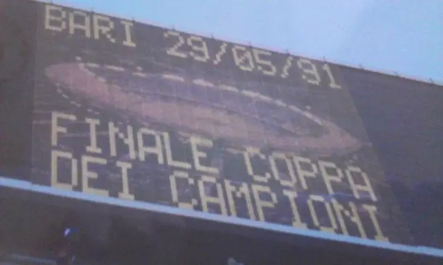 стадион бари, стадион у барију, звезда - олимпик марсеј, финале купа европских шампиона 1991.