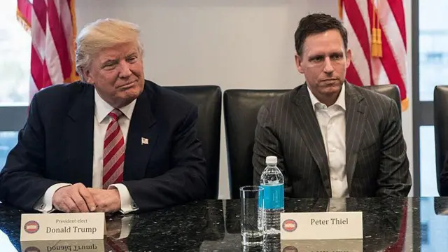 Trump y Peter Thiel
