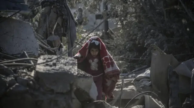 ਜੰਗ ਦੇ ਹਾਲਾਤਾਂ ਵਿੱਚ ਬੱਚਾ