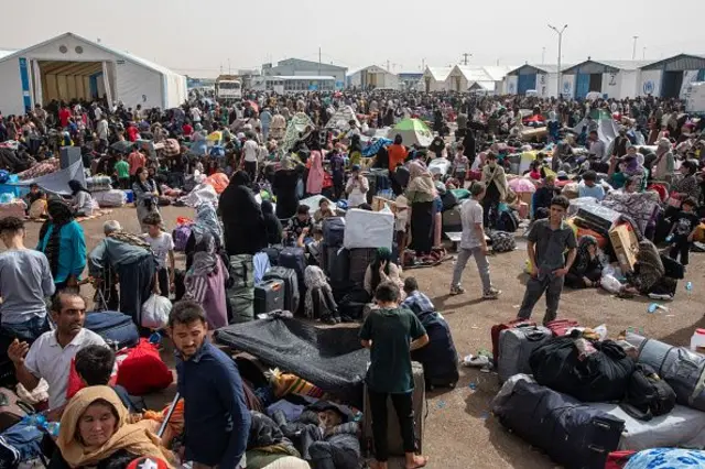 اسلام کلا کې له ایرانه راستانه شوي افغان کډوال 