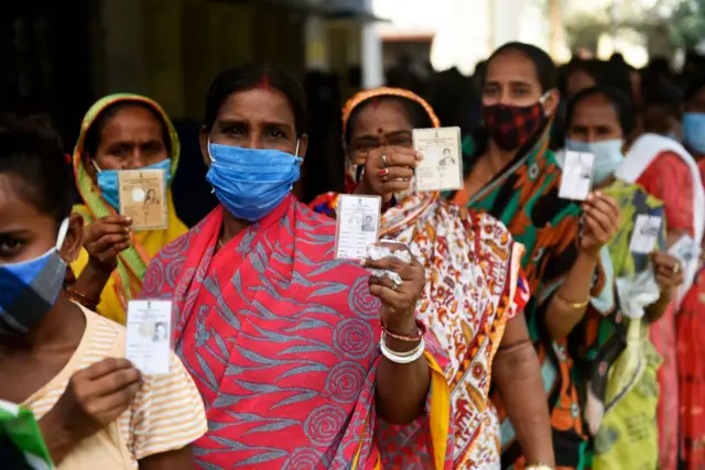 पश्चिम बंगाल के मतदाता.