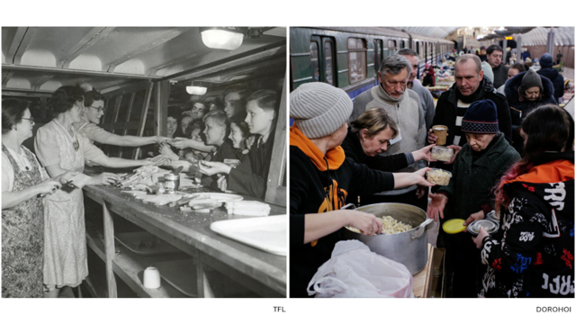 Luftschutzbunker in der U-Bahn