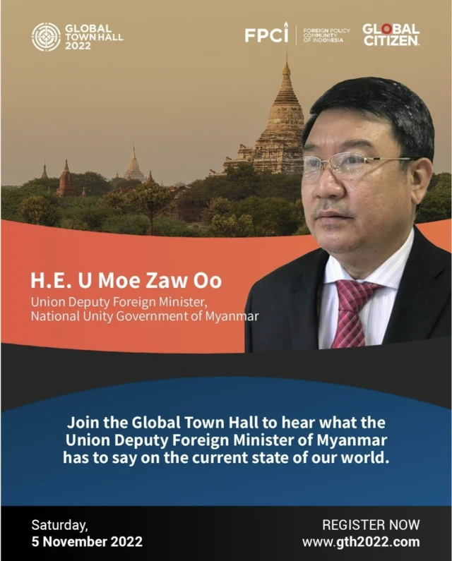 NUG deputy minister Moe Zaw U