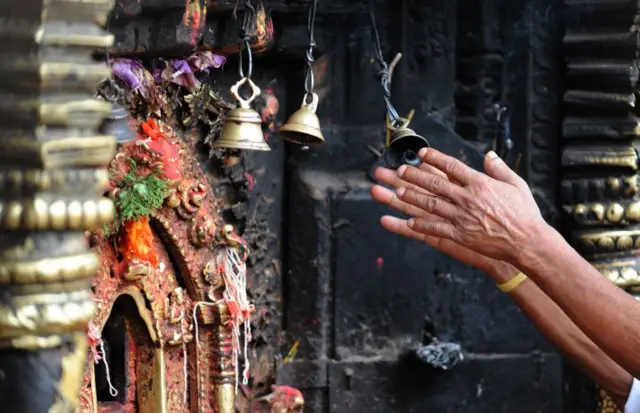 नेपाळमधल्या एका मंदिरातलं दृश्य (संग्रहित छायाचित्र