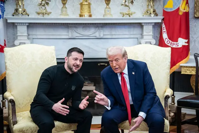 Во время встречи с Овальном кабинете