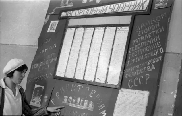 Góc Đỏ với ảnh các lãnh đạo Xô-viết