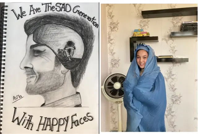 در دفتر نقاشی نوشته بود: «ما نسل غمگین با چهره خندانیم»