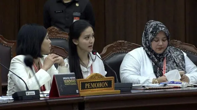 Tiga dari lima pemohon uji materil Pasal 330 ayat 1 KUHP hadir dalam persidangan di MK.