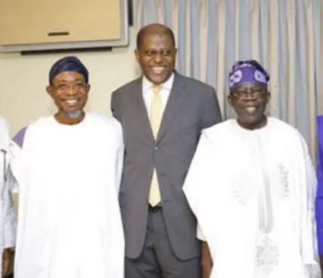Rauf Aregbesola, Michael Cardoso na Bola Tinubu