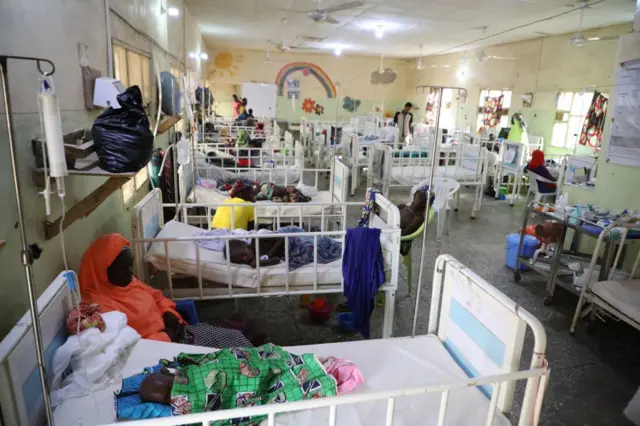 Hospital for wia Médecins Sans Frontières (MSF) dey provide medical assistance for Gusau