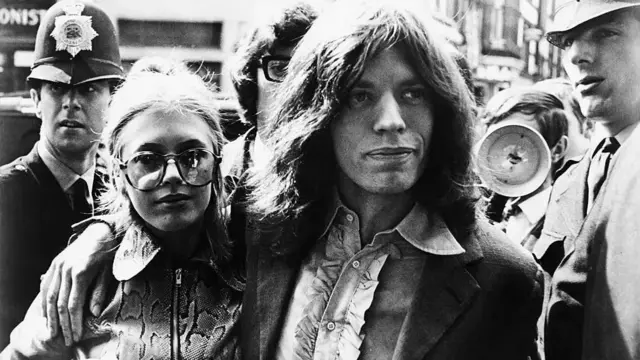 Меријен Фејтфул и Мик Џегер