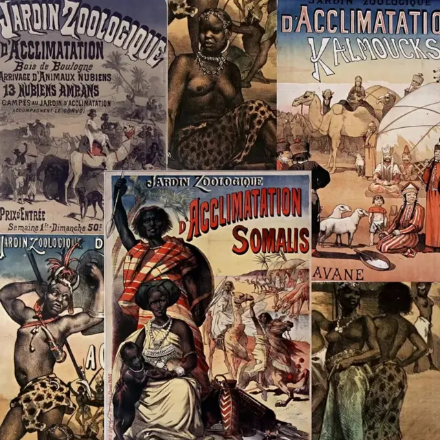 Affiches d'expositions de noires.