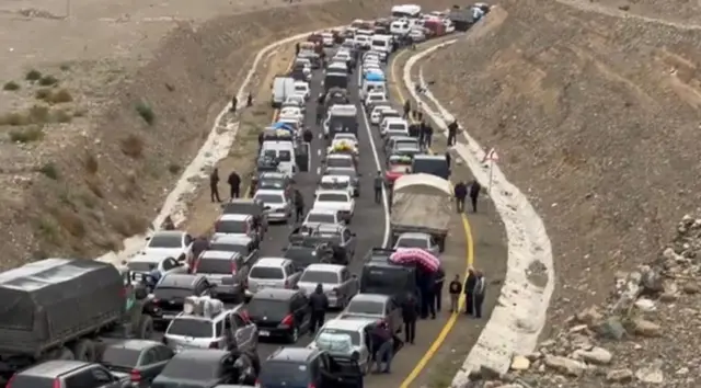 Ermənistana Xankəndindən gedən yol Yol Qarabağ Dağlıq Qarabağ