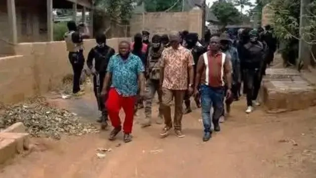 Di arrest of one of di native doctors suspect wey dey popularly known as Eke Hit