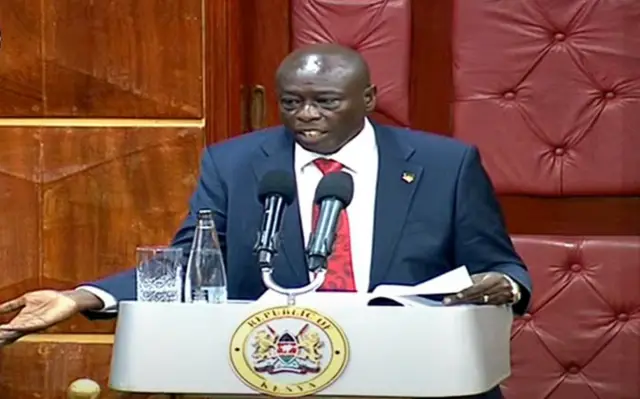 Mu Nteko Ishinga Amategeko Rigathi Gachagua yireguye kuri buri kimwe ku byo yashinjwe mu ngingo isaba kumweguza