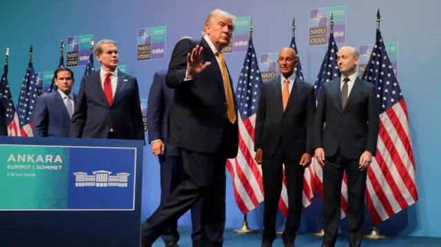 Дональд Трамп на саммите НАТО в Анкаре