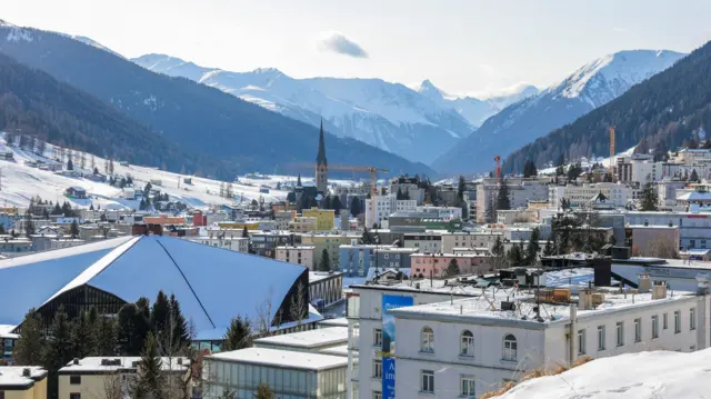 A general view Davos ahead of the World Economic Forum (WEF), in Switzerland, January 18, 2026. REUTERS/Denis Balibouse
