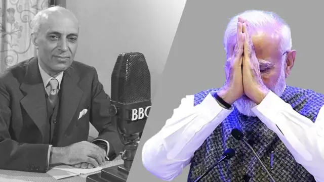 मोदी, नेहरू