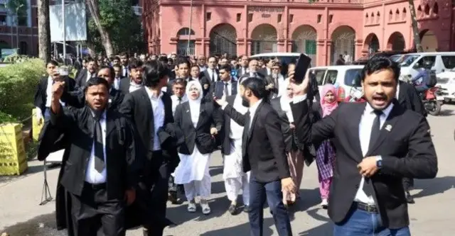 वकीलों का प्रदर्शन