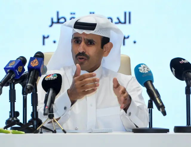 سعد بن شريدة الكعبي، وزير الطاقة القطري والرئيس التنفيذي لشركة قطر للطاقة