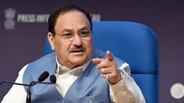 भाजपचे राष्ट्रीय अध्यक्ष जेपी नड्डा (फाइल फोटो)
