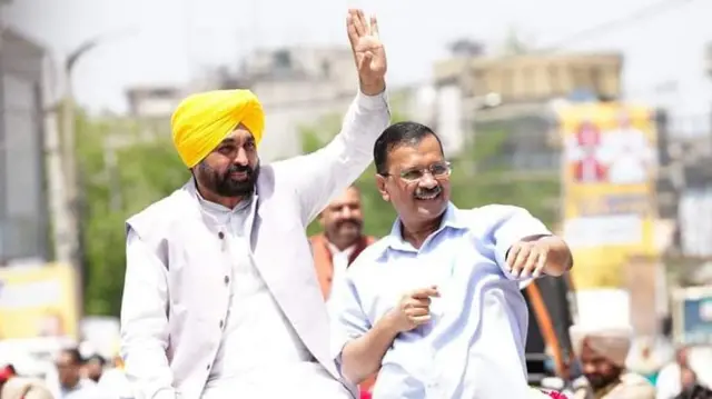 ਭਗਵੰਤ ਮਾਨ ਤੇ ਕੇਜਰੀਵਾਲ 