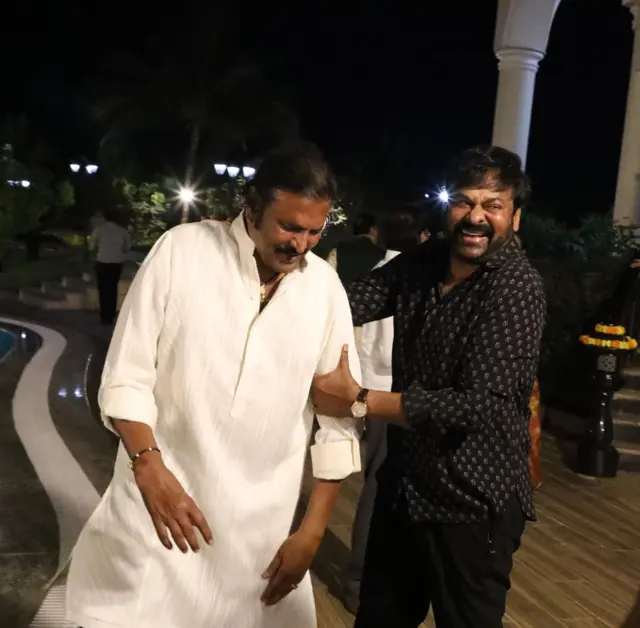 మోహన్ బాబు, చిరంజీవి