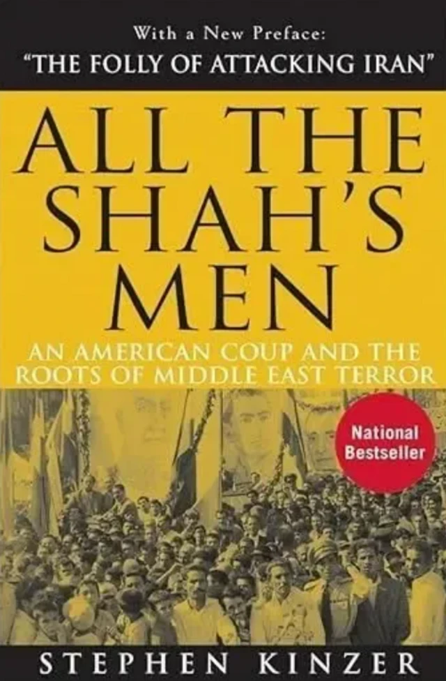 स्टीफ़न किंज़र की किताब 'ऑल द शाह्स मेन' का कवर
