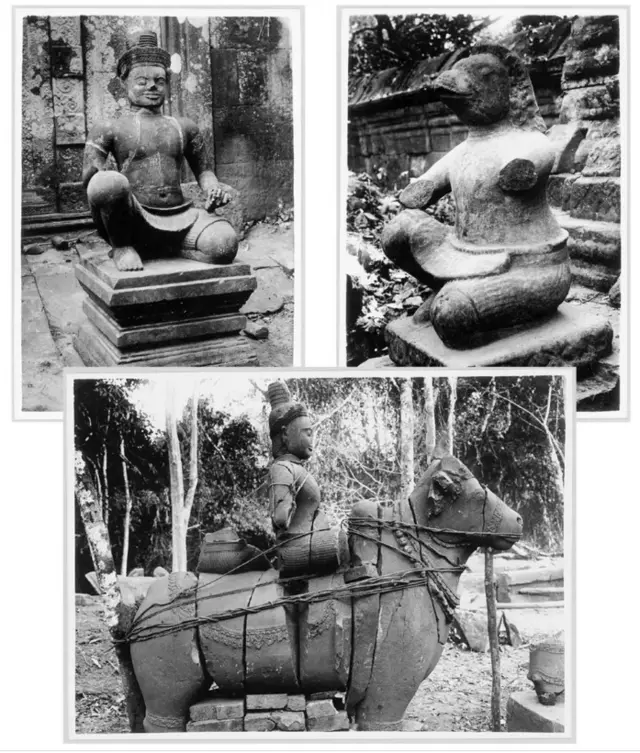 လုယက်မခံရခင်က ရိုက်ထားတဲ့ Koh Ker ရှေးဟောင်းသုတေသနမှာ သိမ်းထားတဲ့ ဓာတ်ပုံတွေ
