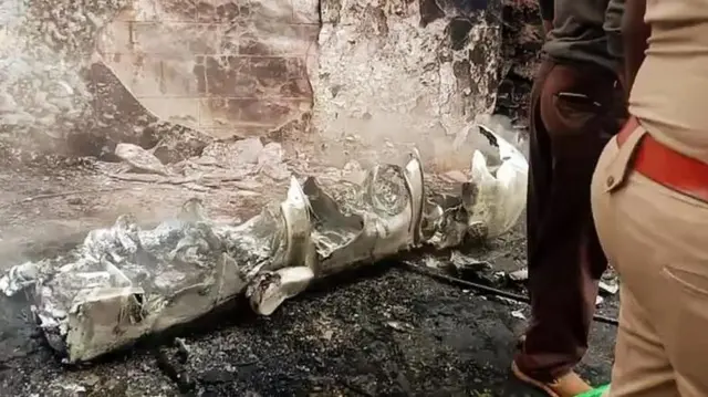 दुर्घटनाग्रस्त हेलिकॉप्टर