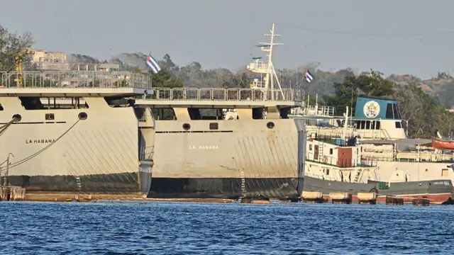 Корабли кубинской береговой охраны в порту Гаваны, 25 февраля 2026 года