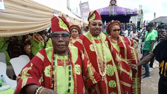 Àwọn tó wá kópa níbi ayẹyẹ ọdún Ọlọ́jọ́