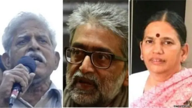 डाव्या विचारसरणीच्या कार्यकर्ते, लेखक, पत्रकार, प्राध्यापक यांना अटक करण्यात आली.