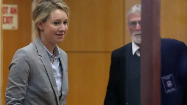 Holmes for one of her trials for court