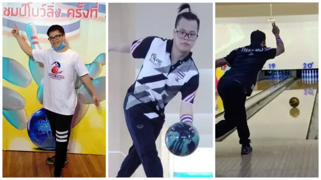 นักกีฬาโบว์ลิ่งคนพิการทางปัญญาทีมชาติไทย