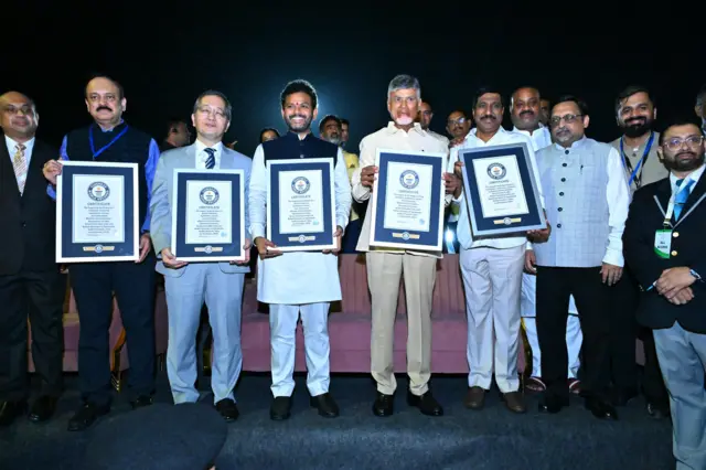 అమరావతి, చంద్రబాబు, డ్రోన్ షో, విజయవాడ, పున్నమీ ఘాట్, రామ్మోహన్ నాయుడు, భారతదేశం