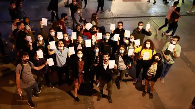 öğrenci barınma eylemi